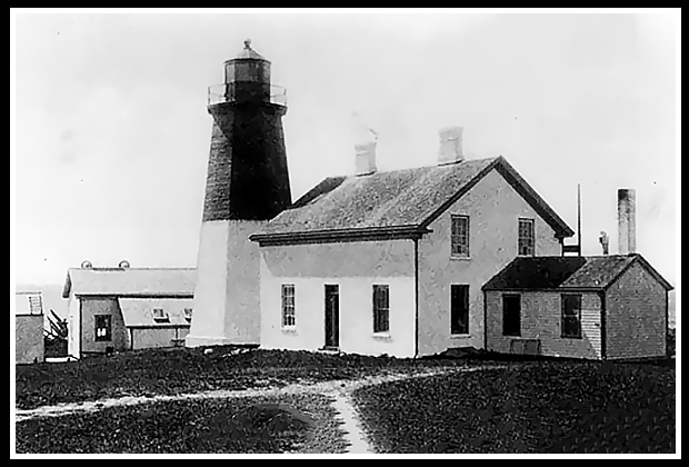 early 1907 image Point Judith Light