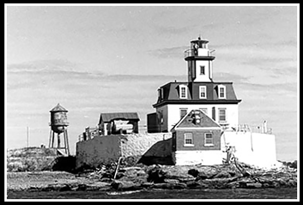 early Rose Island lighthouse
