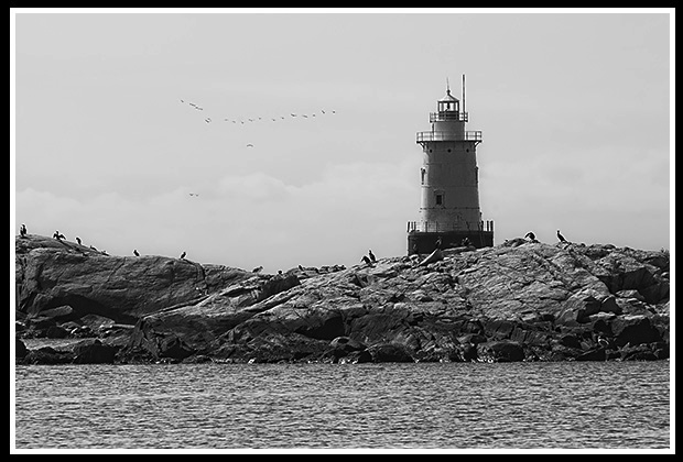 Sakonnet light before current restoration