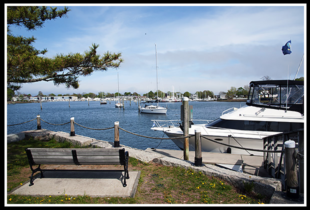 Wickford Harbor boats